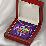 Yoda To My Only Love I Wish I Could Turn Back the Clock I Love You Forever and Always Double Hearts Necklace