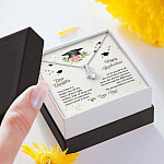 Dear Daughter Happy Graduation We Always Believed In You We Love You Alluring Beauty Necklace