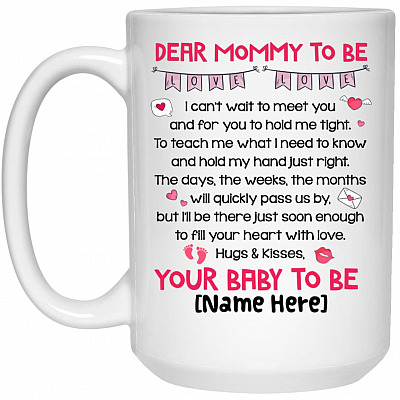 15 oz. White Mug