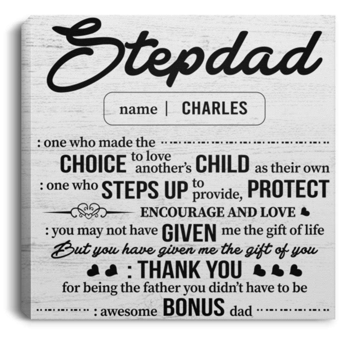 Personalized Photo Thank You, White, 0.75'' Framed Canvas Personalized Photo Thank You, White, 0.75'' Framed Canvas