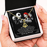 When I Say I Love You More I Love You The Most Jack Sally Anchor Necklace