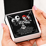 When I Say I Love You More I Love You The Most Jack Sally Anchor Necklace