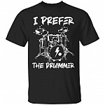 Drummer Shirt, Black, Unisex T-Shirt