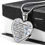 Surrounded By Your Glory What Will My Heart Feel Will I Dance For You Jesus Butterfly Heart Pendant Necklace - Bangle