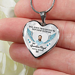 090621-061000-CubeBik-Image-804 Personalized Photo Dad Even Though You're Not Here With Me My Guardian Angel Heart Pendant Necklace