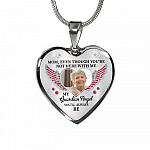 090621-062408-CubeBik-Image-577 Personalized Photo Mom Even Though You're Not Here With Me My Guardian Angel Heart Pendant Necklace