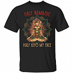 Bohemian Yoga Tshirt, Black, Unisex T-Shirt