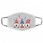 Ghomes Mask, White, Cloth Face Cover – Medium/Large