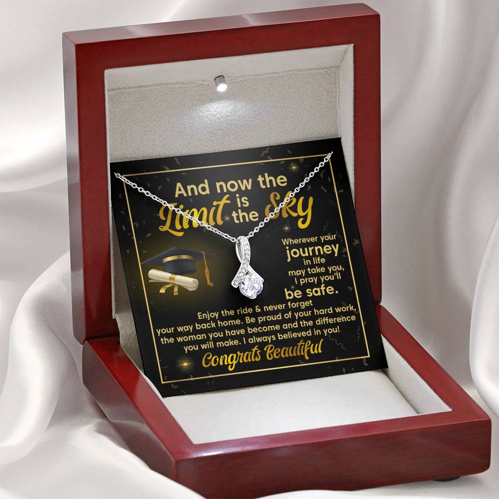 Graduation And Now The Limit Is The Sky I Always Believed In You Congrats Beautiful Alluring Beauty Necklace Graduation And Now The Limit Is The Sky I Always Believed In You Congrats Beautiful Alluring Beauty Necklace