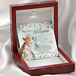 To A New Mama You're Your Baby's Hero I Know You Will An Amazing Mother Alluring Beauty Necklace