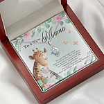 To A New Mama You're Your Baby's Hero I Know You Will An Amazing Mother Alluring Beauty Necklace