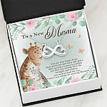 To A New Mama You're Your Baby's Hero I Know You Will An Amazing Mother Infinity Heart Pendant Necklace