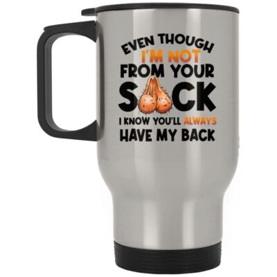 14 oz. Silver Travel Mug