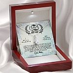 Class Of 2021 I Want You To Believe Deep In Your Heart Alluring Beauty Necklace - Graduation Gifts From Mom