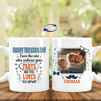 15 oz. White Mug