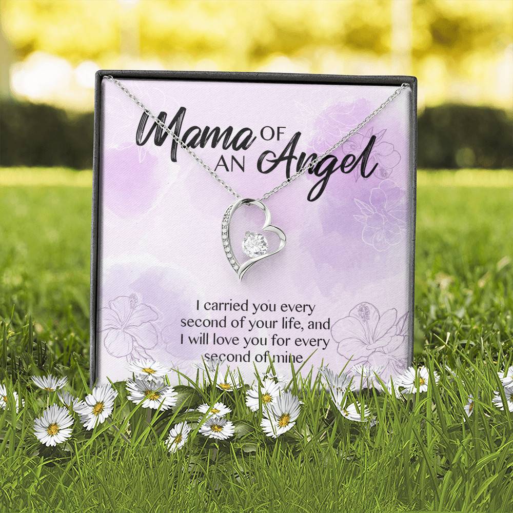 Mama Of An Angel I Carried You Every Second Of Your Life Love You For Every Second Of Mine Forever Love Pendant Necklace Mama Of An Angel I Carried You Every Second Of Your Life Love You For Every Second Of Mine Forever Love Pendant Necklace