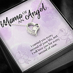 Mama Of An Angel I Carried You Every Second Of Your Life Love You For Every Second Of Mine Forever Love Pendant Necklace Mama Of An Angel I Carried You Every Second Of Your Life Love You For Every Second Of Mine Forever Love Pendant Necklace