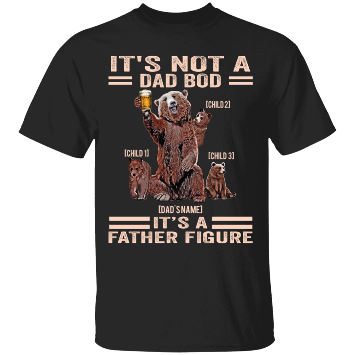 Three Children Tshirt, Black, Unisex T-Shirt
