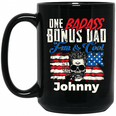15 oz. Black Mug
