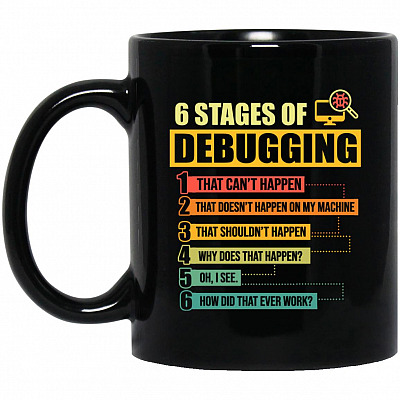 11 oz. Black Mug