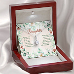 To My Daughter Someday When The Pages Of My Life End Alluring Beauty Necklace