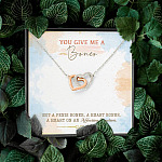 You Give Me A Boner Not A Penis Boner A Heart Boner A Heart On Funny Girlfriend Interlocking Hearts Pendant Necklace You Give Me A Boner Not A Penis Boner A Heart Boner A Heart On Funny Girlfriend Interlocking Hearts Pendant Necklace