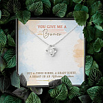 You Give Me A Boner Not A Penis Boner A Heart Boner A Heart On Funny Girlfriend Love Knot Necklace You Give Me A Boner Not A Penis Boner A Heart Boner A Heart On Funny Girlfriend Love Knot Necklace