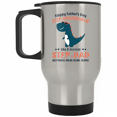 14 oz. Silver Travel Mug
