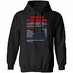 Snowflake Nutrition Facts USA Hoodie, Black, Hoodie Snowflake Nutrition Facts USA Hoodie, Black, Hoodie