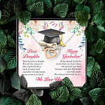 Dear Daughter Your Future Is Bright Happy Graduation We Always Believed In You Interlocking Hearts Pendant Necklace