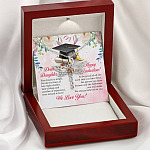 Dear Daughter Your Future Is Bright Happy Graduation We Always Believed In You Dragonfly Necklace
