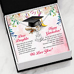 Dear Daughter Your Future Is Bright Happy Graduation We Always Believed In You Anchor Necklace