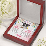 Dear Daughter Your Future Is Bright Happy Graduation We Always Believed In You Artisan Crafted Cross Necklace