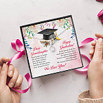 Dear Granddaughter Your Future Is Bright Happy Graduation We Always Believed In You Alluring Beauty Necklace