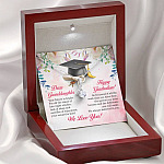 Dear Granddaughter Your Future Is Bright Happy Graduation We Always Believed In You Alluring Beauty Necklace