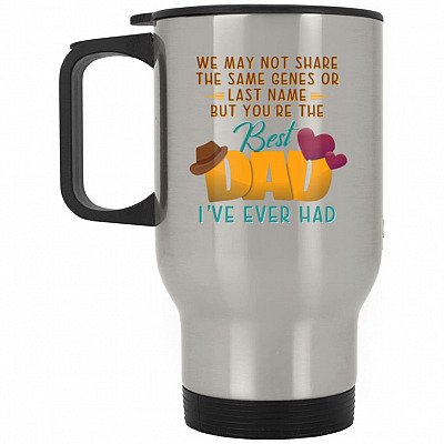 14 oz. Silver Travel Mug