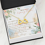 To A Truly Inspiring Fighter You Aren't Alone Nobody Fights Alone Cancer Patient Gift Infinity Heart Pendant Necklace To A Truly Inspiring Fighter You Aren't Alone Nobody Fights Alone Cancer Patient Gift Infinity Heart Pendant Necklace