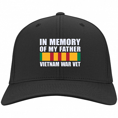 vn father hat, Black, Twill Cap