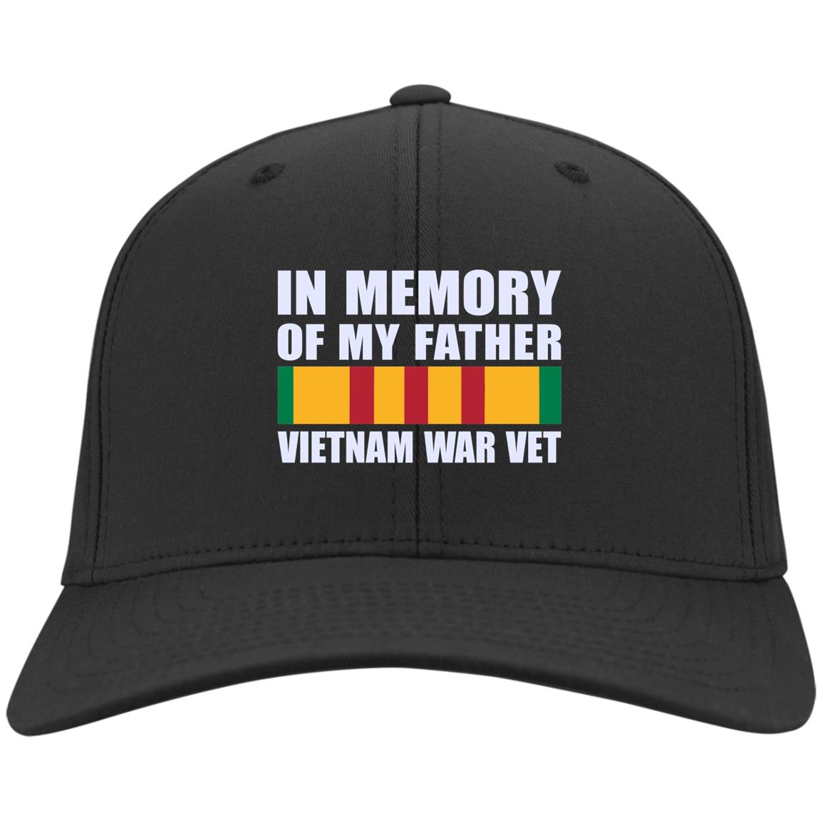 vn father hat, Black, Twill Cap