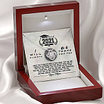 Class Of 2021 i Will Be There For You Love Knot Pendant Necklaces - Graduation Gift For Her