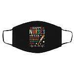 Nurse Gift Ideas Happy Mask, White, Cloth Face Cover – Medium/Large Nurse Gift Ideas Happy Mask, White, Cloth Face Cover – Medium/Large
