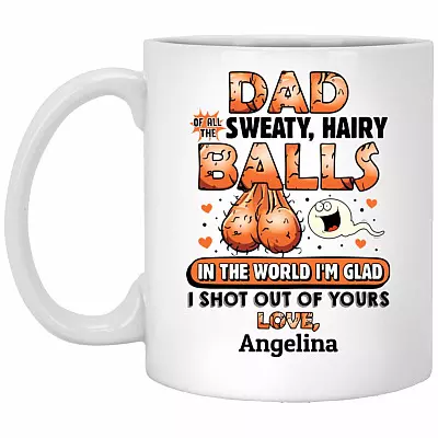 Personalized Of All The Sweaty, White, 11 oz. White Mug