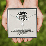 Congratulations Graduation And Now The Limit Is The Sky Graduated Alluring Pendant Necklace