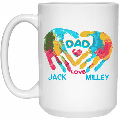 15 oz. White Mug