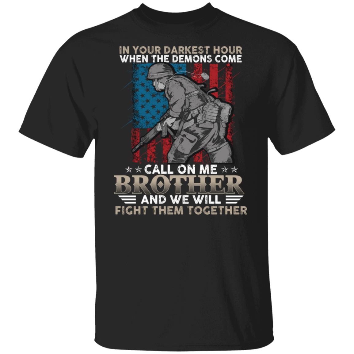 brother t, Black, Unisex T-Shirt