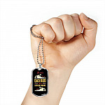 It's Not A Dad Bod It's A Father Figure Funny Father's Day Dog Tag Pendant Necklace