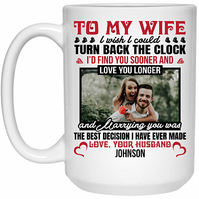 15 oz. White Mug