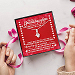 To My Granddaughter Someday When the Pages of My Life End Alluring Beauty Necklace