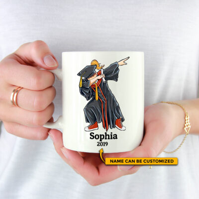 Personalized Dabbing Graduation Senior Class Coffee Mug - Beer Stein - Water Bottle - Color Changing Mug