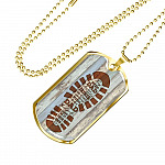 To My Step Dad Any Man Can Be A Father But It Takes Someone Special To Be A Dad Dog Tag Necklace